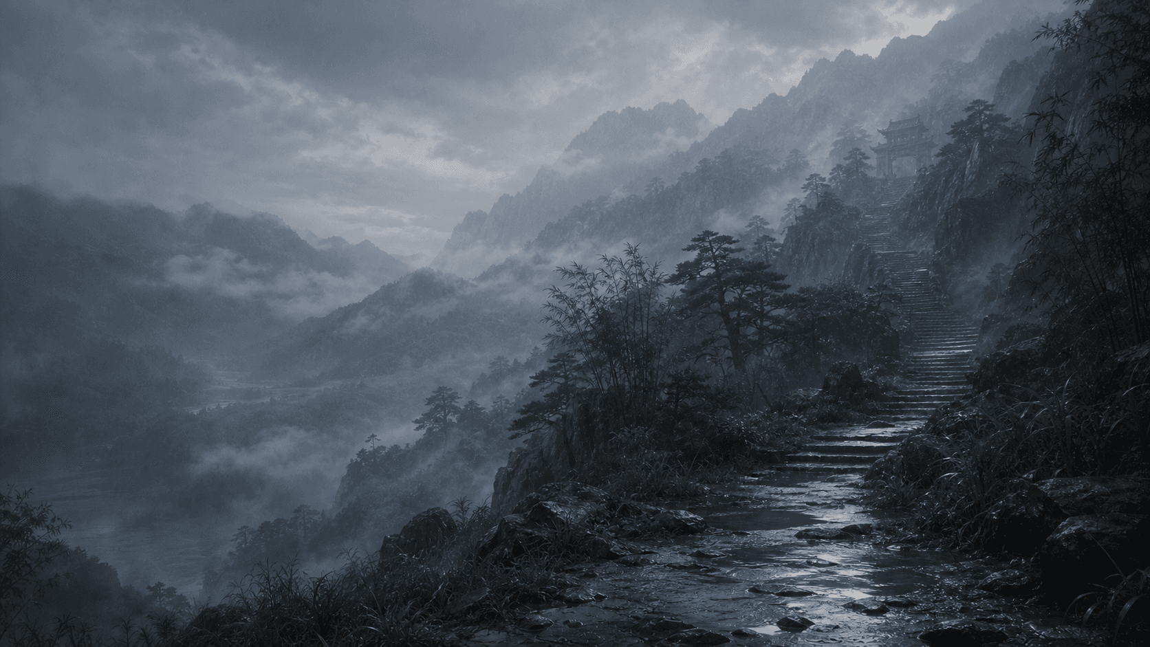棲雲山道